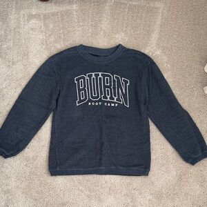 Burn Boot Camp Ribbed Crewneck - Small
